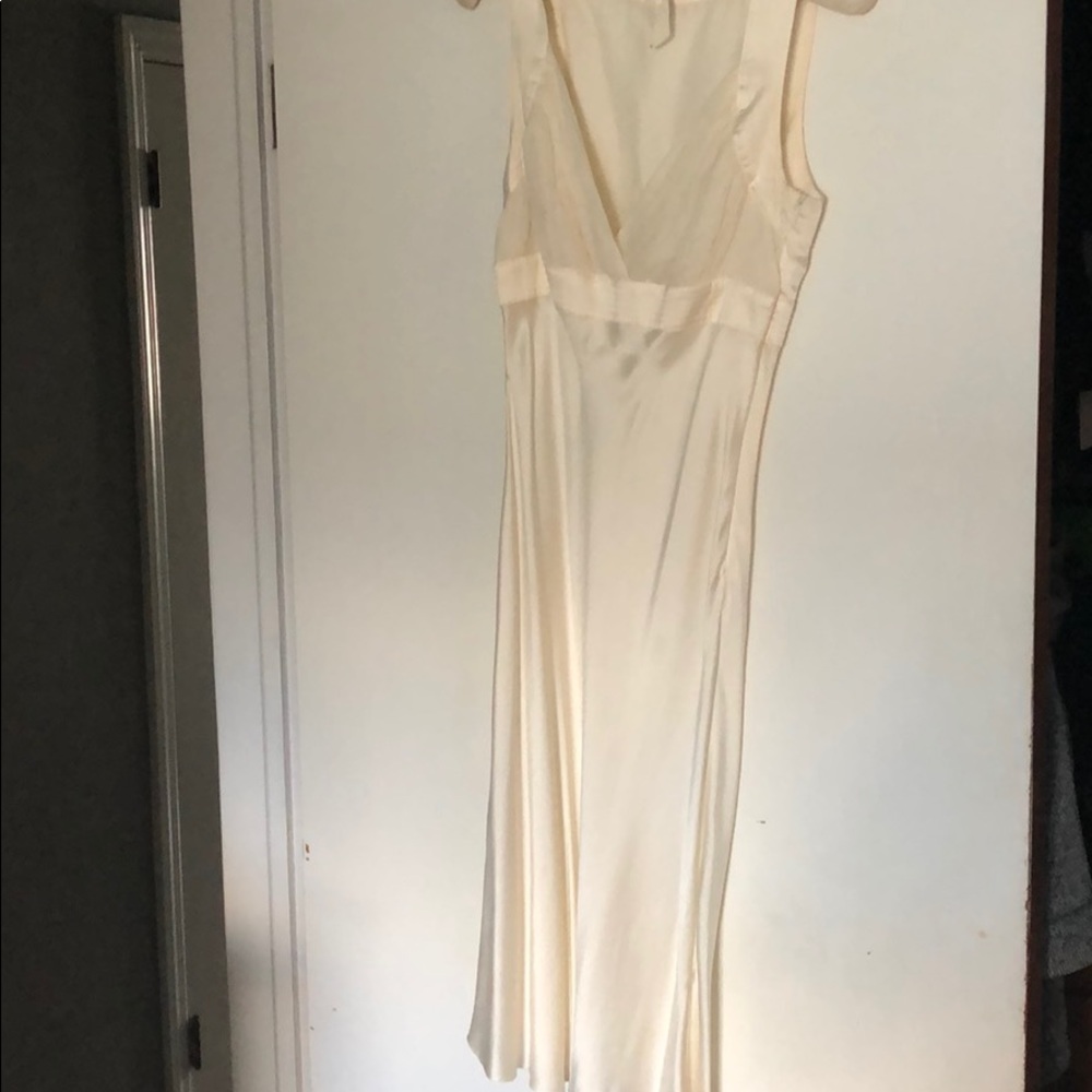 Beautiful ivory silk dress